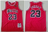 Bulls 23 Michael Jordan Red 1997 NBA Finals Patch 1997-98 Hardwood Classics Jersey